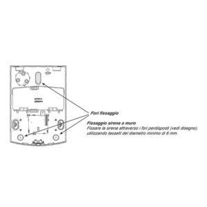 AMC BLADE WB 01 BLUE Sirena Antifurto Autoalimentata - immagine 4