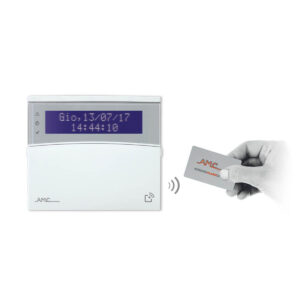 AMC K-LCD W800 Tastiera LCD Wireless 868MHz con Lettore TAG NFC-RFID - immagine 2