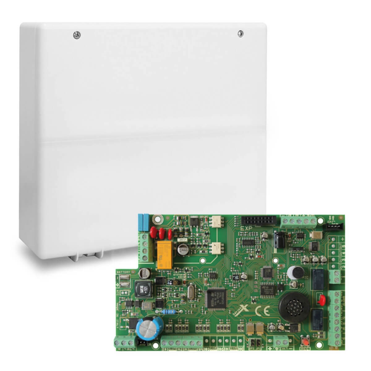 amc-elettronica-centrale-x412v AMC X412V Centrale Antifurto Serie X 4/12 Zone Espandibili con Videoverifica - immagine 1