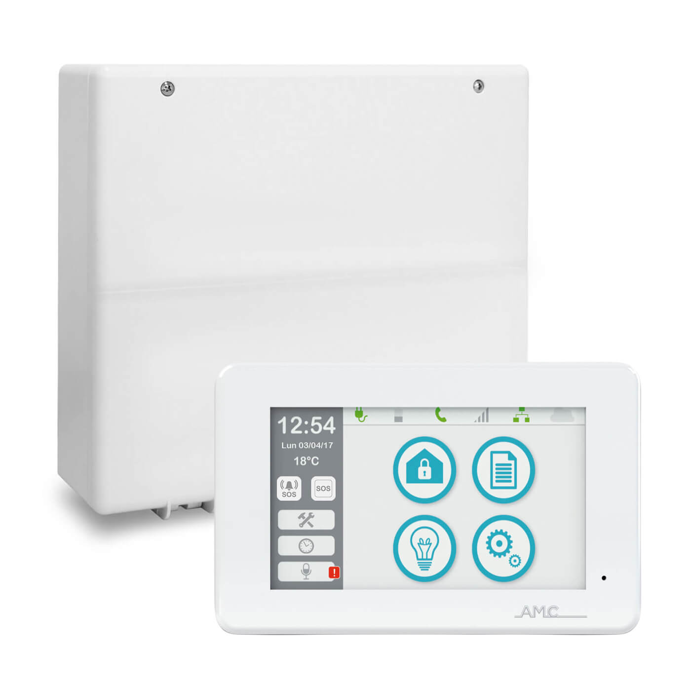 amc-elettronica-kit-completo-vita AMC Kit 963 Centrale VITA 8/24 Zone + K-UNIKA - immagine 1