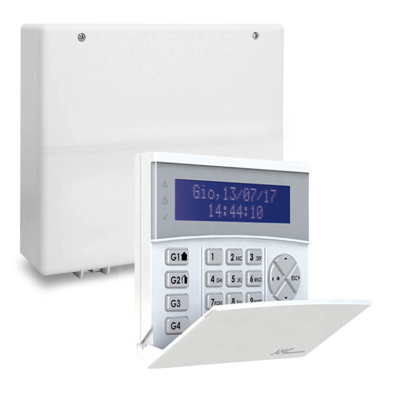 AMC X412V K Kit Centrale Antifurto Serie X 4/12 Zone Espandibili + Tastiera K-LCD Blue amc elettronica kit x412 k blue