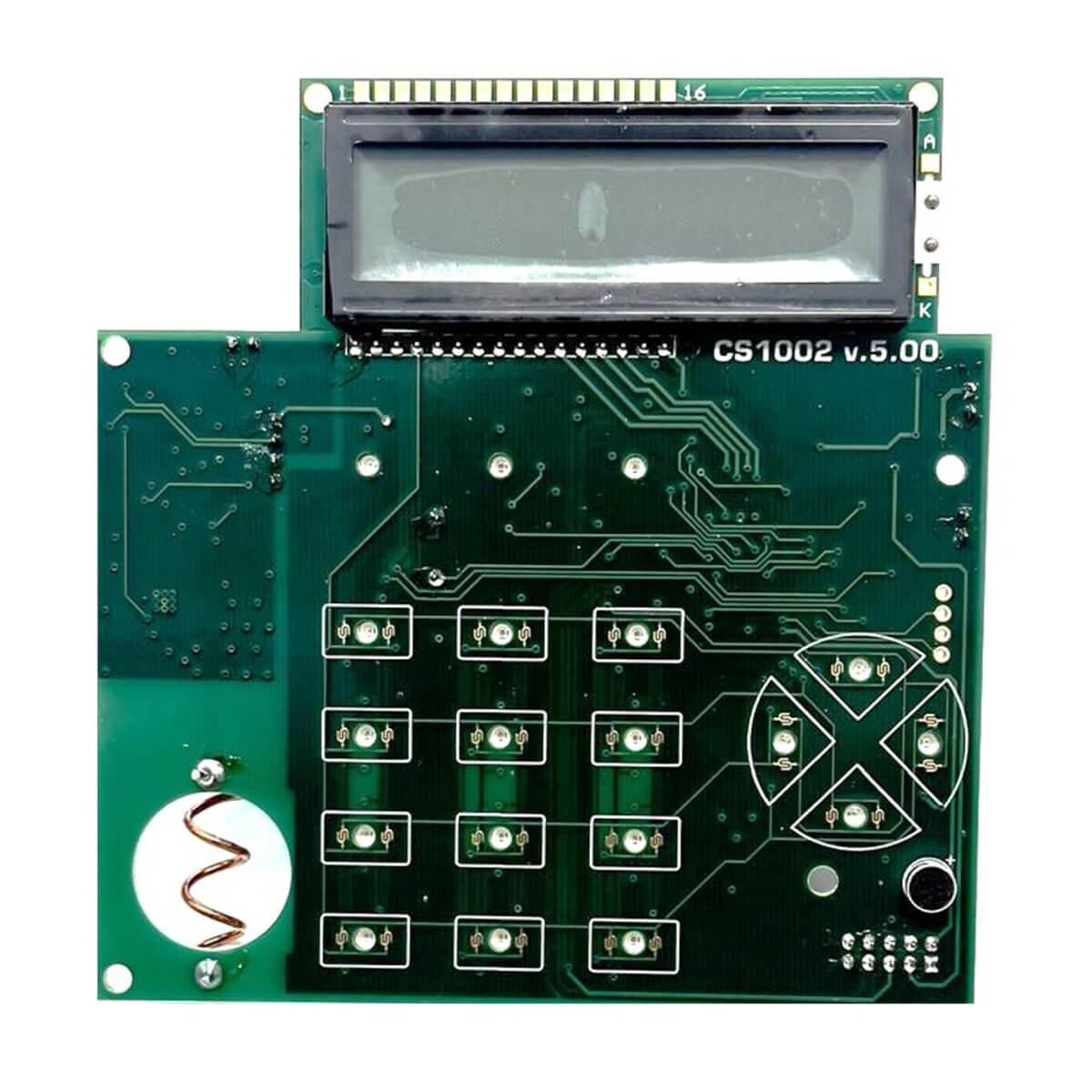 amc-elettronica-tastiera-di-ricambio-centrale-xr800 AMC Scheda di Ricambio Tastiera Display con RX XR800 - immagine 1