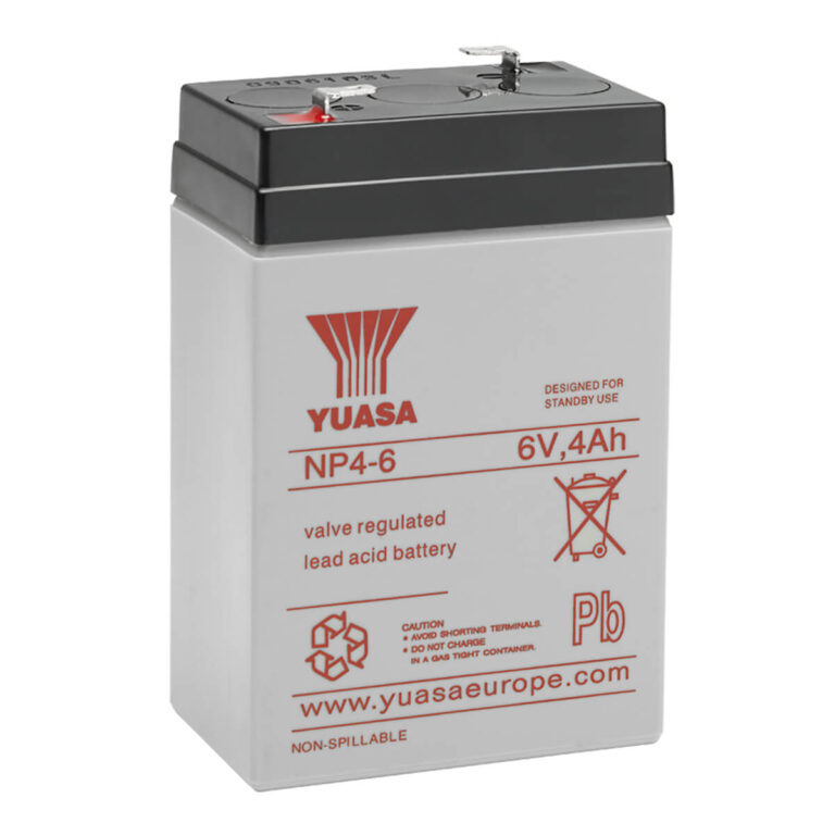 YUASA NP4-6 Batteria 6 volt 4Ah yuasa batteria np 4 6