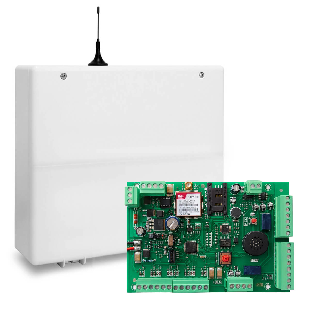 amc-elettronica-centrale-cx64 AMC CX64 Centrale Antifurto Serie CX 8/64 Zone con App - immagine 1