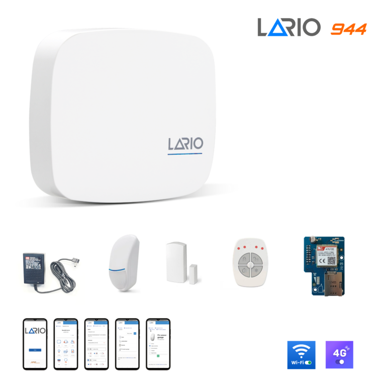 AMC KIT 944 LARIO Centrale Antifurto 64 Zone Wireless con Wi-Fi integrato - 4G amc lario 944